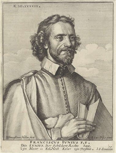 Portret van Franciscus Junius de Jongere by Wenceslaus Hollar