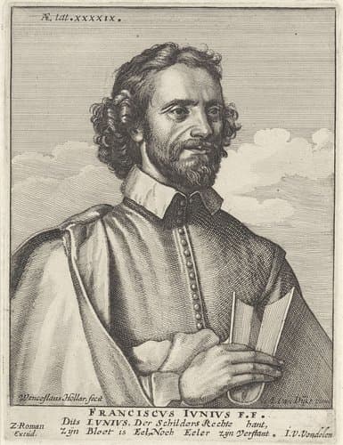 Portret van Franciscus Junius de Jongere by Wenceslaus Hollar