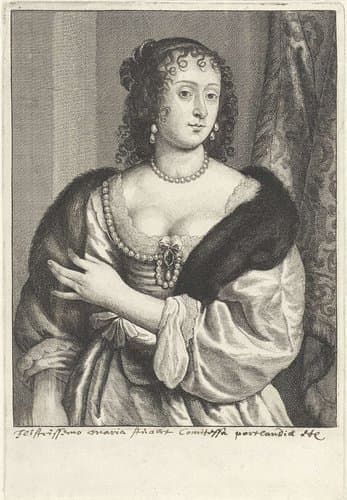 Portretten naar Anthony van Dyck door Joannes Meyssens uitgegeven by Wenceslaus Hollar