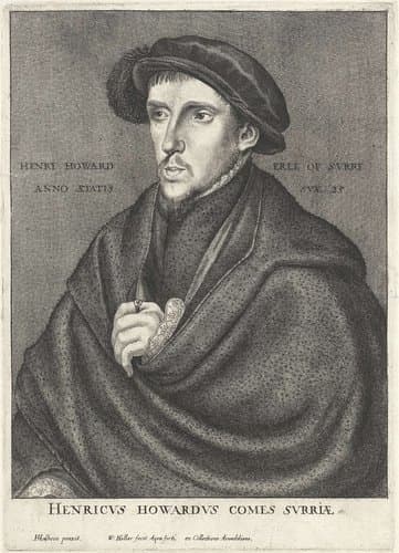Portret van Henry Howard, graaf van Surrey by Wenceslaus Hollar