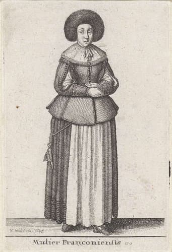 Mulier Franconiensis by Wenceslaus Hollar