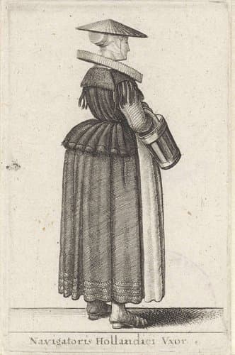 Klederdracht van vrouwen uit verschillende landen by Wenceslaus Hollar