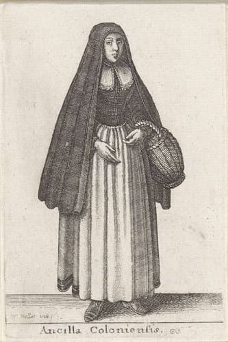 Ancilla Coloniensis by Wenceslaus Hollar
