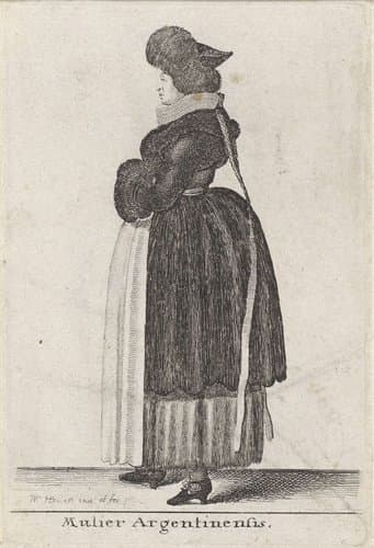 Europese klederdrachten by Wenceslaus Hollar