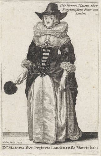 Europese klederdrachten by Wenceslaus Hollar
