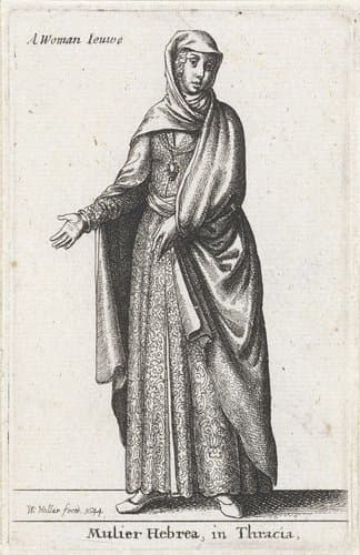 Mulier Hebrea by Wenceslaus Hollar