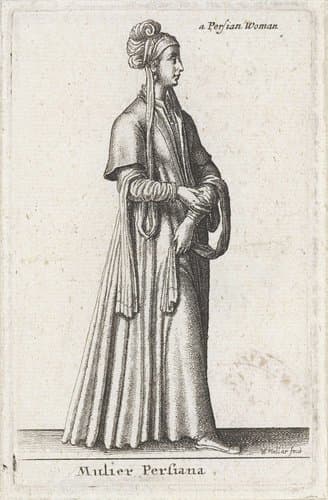 Mulier Persiana by Wenceslaus Hollar