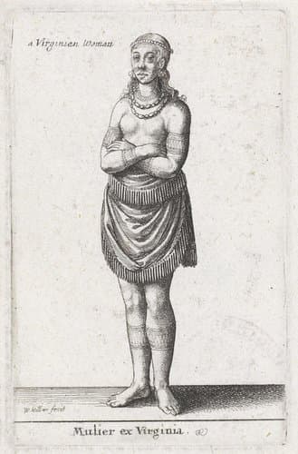 Mulier ex Virginia / a Virginian woman by Wenceslaus Hollar