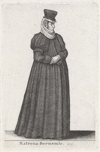 Matrona Bernensis by Wenceslaus Hollar