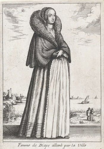 Femme de Diepe allant par la Ville by anonymous