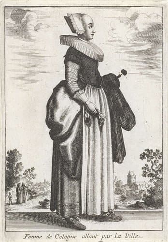 Femme de Cologne allant par la Ville by anonymous