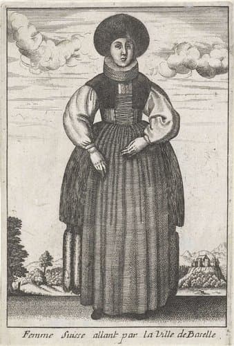 Vrouwen in klederdracht by anonymous