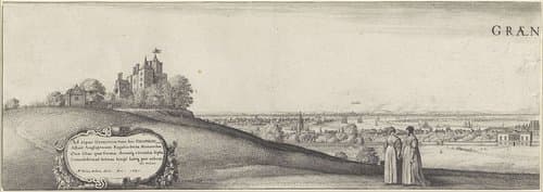 Gezicht op Greenwich (linker plaat) by Wenceslaus Hollar