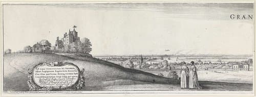 Gezicht op Greenwich (rechter plaat) by Wenceslaus Hollar