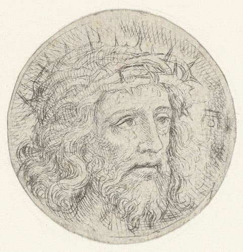 Christus met de doornenkroon by anonymous; Albrecht Dürer