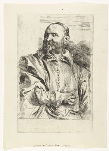 Portret van Jan Snellinck by Anthony van Dyck