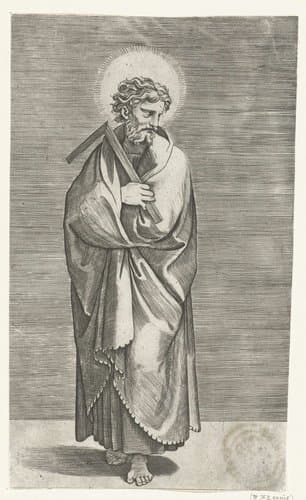 Apostel Tomas met winkelhaak by Marco Dente