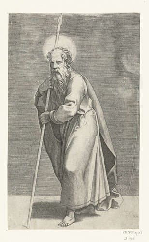 Apostel Mattias met speer by Marco Dente