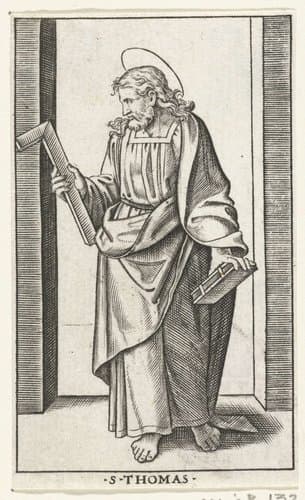Apostel Tomas met winkelhaak by anonymous