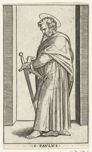 Apostel Paulus met zwaard by anonymous