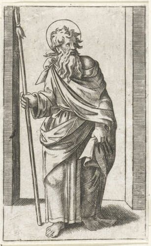Apostel Mattias met speer by anonymous