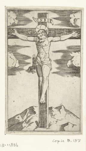 Christus aan het kruis by anonymous