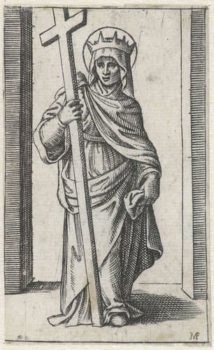Heilige Helena met kruis by anonymous