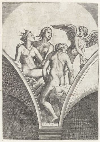 Amor en drie gratiën by anonymous