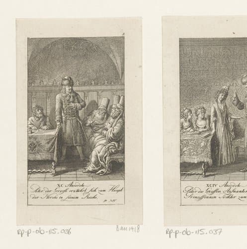 Peter de Grote voor de patriarchen by Daniel Nikolaus Chodowiecki