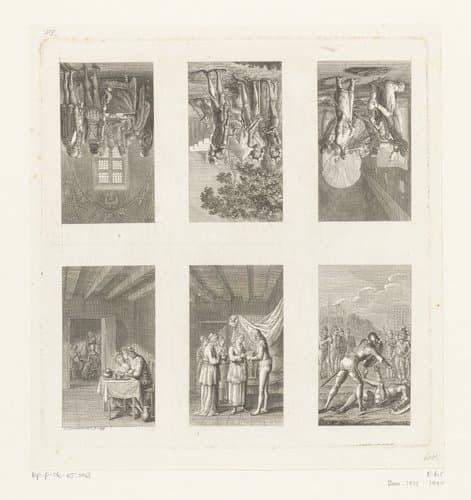 Zes voorstellingen uit de Pruisisch-Brandenburgse staatsgeschiedenis by Daniel Nikolaus Chodowiecki