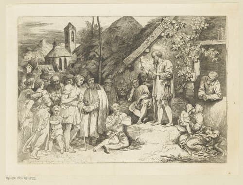 Heilige Jakobus predikt by Christian Wilhelm Ernst Dietrich