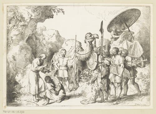 Doop van de kamerling by Christian Wilhelm Ernst Dietrich