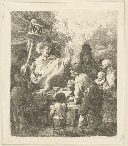 Rattengifverkoper by Christian Wilhelm Ernst Dietrich