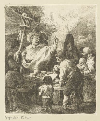 Rattengifverkoper by Christian Wilhelm Ernst Dietrich