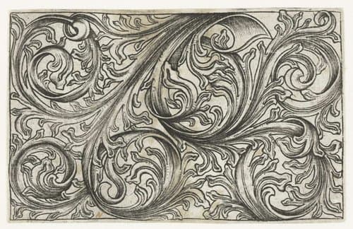 Bladmotief by Israhel van Meckenem