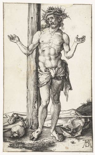 Christus als Man van Smarten by Albrecht Dürer