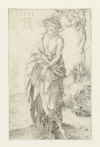 Christus als Man van Smarten by Albrecht Dürer