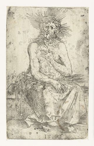 Christus als Man van Smarten by Albrecht Dürer