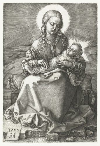 Maria met ingebakerd kind by Albrecht Dürer
