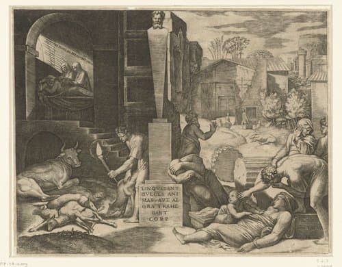 Morbetto by Marcantonio Raimondi
