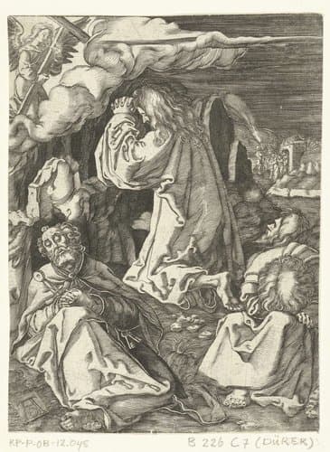 Christus in de hof van Olijven by anonymous