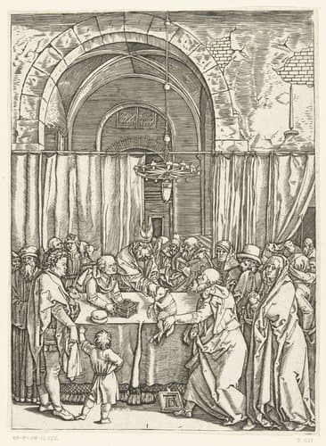 Joachims offer wordt geweigerd by Marcantonio Raimondi