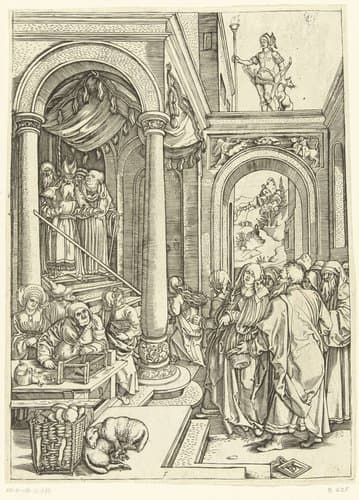 Leven van Maria by Marcantonio Raimondi