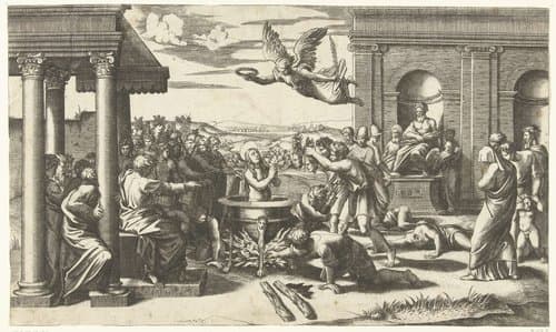 Martelaarschap van de heilige Felicitas by anonymous