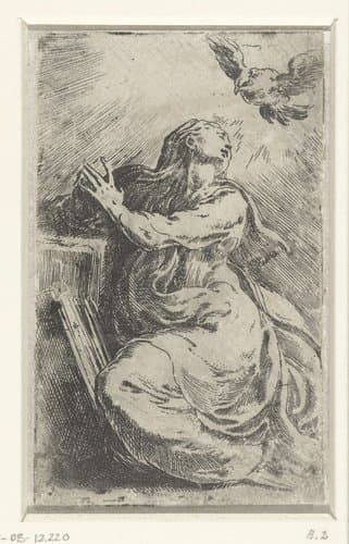 Annunciatie by Parmigianino