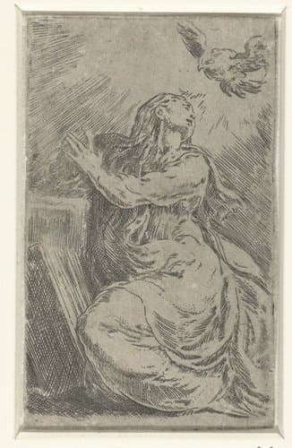 Annunciatie by Parmigianino