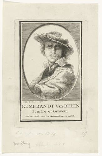 Self-portrait with Saskia by Jean-Baptiste Glomy