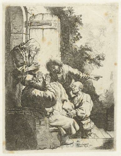 Joseph's coat brought to Jacob by anonymous