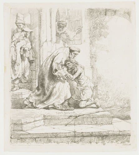 The return of the prodigal son by Rembrandt van Rijn