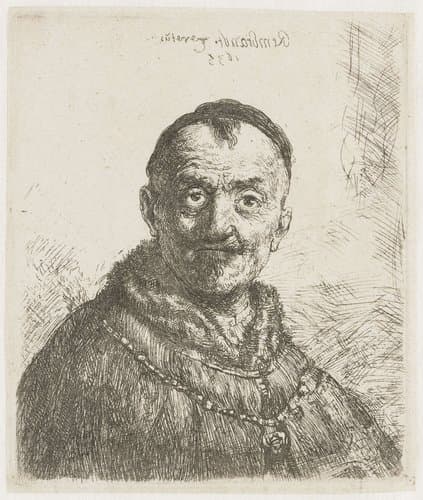Hoofden van Oosterlingen, 1 (4) by Rembrandt van Rijn